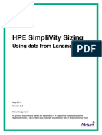 Using Lanamark One Data For SimpliVity Sizing v2.8