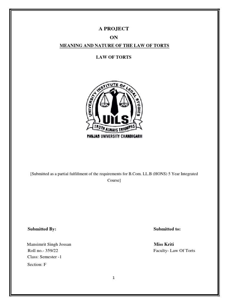 Sodapdf pdf tort common law