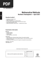 2021 NH MHS Examination Paper Bk1