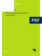 (Philosophische Bibliothek_ 672) Scheler, Max - Die Stellung des Menschen im Kosmos-Meiner (2018)