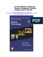 Download Blackwells Five Minute Veterinary Consult Clinical Companion Equine Toxicology Lynn R Hovda full chapter
