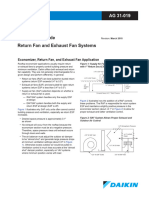 Daikin Return and Exhaust Fan Application AppGuide AG31-019 LR