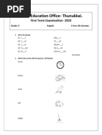Grade 3 English 3rd Term Test Papers | PDF | Cuisine | Foods