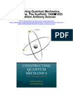 Download Constructing Quantum Mechanics Volume One The Scaffold 1900%E2%80%921923 1St Edition Anthony Duncan full chapter