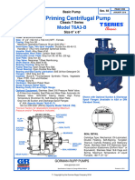 Self Priming Centrifugal Pump: Model T6A3 B