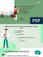 Evaluasi Kinerja 2023 Dan Proker Igd Tahun 2024