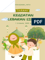 Jurnal Kegiatan Lebaran Siswa