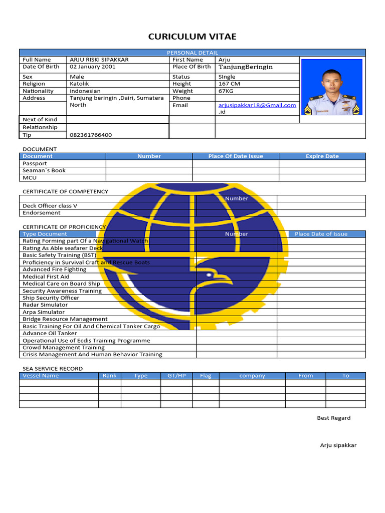 CONTOH CV | PDF