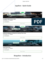 Biopython - Quick Guide