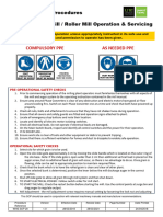 Safe Operating Procedures 20 Feed Mill Roller Mill Operation and Servicing