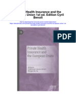 Download Private Health Insurance And The European Union 1St Ed Edition Cyril Benoit all chapter