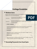 Windows Privilege Escalation