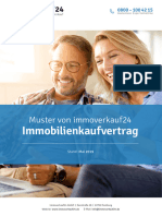 Immoverkauf24 Immobilienkaufvertrag Muster