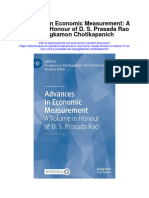 Download Advances In Economic Measurement A Volume In Honour Of D S Prasada Rao Duangkamon Chotikapanich full chapter