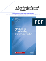 Download Advances In Crowdfunding Research And Practice 1St Ed Edition Rotem Shneor full chapter