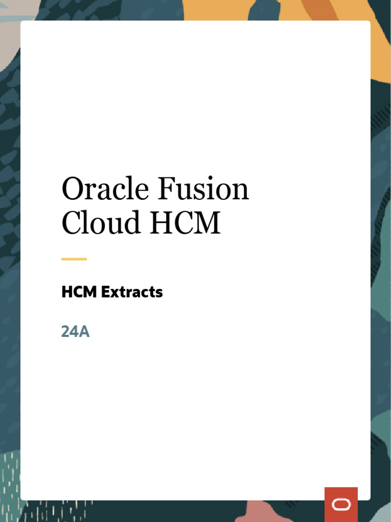 HCM Extracts PDF Databases Parameter Programming)