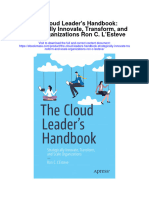 The Cloud Leaders Handbook Strategically Innovate Transform and Scale Organizations Ron C Lesteve Full Chapter