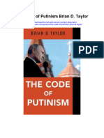 The Code of Putinism Brian D Taylor Full Chapter