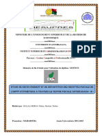 étude de recouvrement et de répartition de recettes fiscale