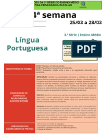 3a SERIE LINGUA PORTUGUESA. SEMANA 4 PDF