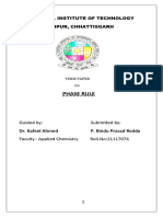 Chemistry Term Paper Phase Rule