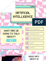 Artificial Intelligence: Berta Gómez Rodelgo