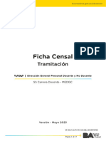 Instructivo para La Tramitación de La Ficha Censal