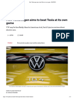 How Volkswagen Aims to Beat Tesla at Its Own Game – POLITICO