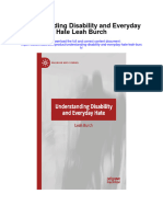 Download Understanding Disability And Everyday Hate Leah Burch all chapter