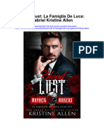 Download Blood Lust La Famiglia De Luca Gabriel Kristine Allen full chapter