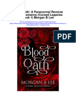 Blood Oath A Paranormal Reverse Harem Romance Cursed Legacies Book 1 Morgan B Lee Full Chapter