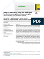 Numerical Prediction of Breast Skin Temperature