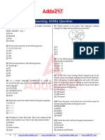 Free Reasoning Questions PDF For SSC Exams - 1042