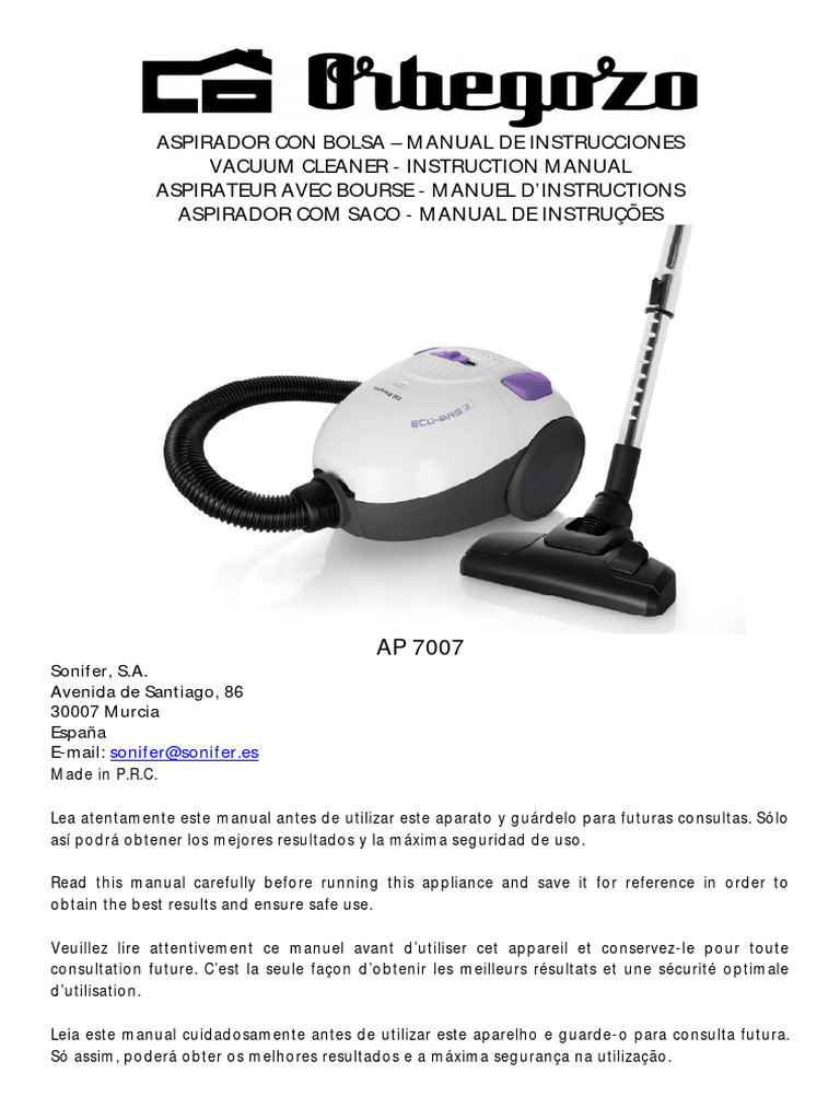 compatible con boquilla para suelos Boquilla turbo Boquilla de repuesto para cepillo turbo Orbegozo AP 7007