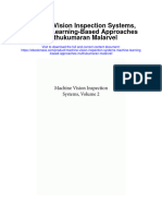 Machine Vision Inspection Systems Machine Learning Based Approaches Muthukumaran Malarvel Full Chapter
