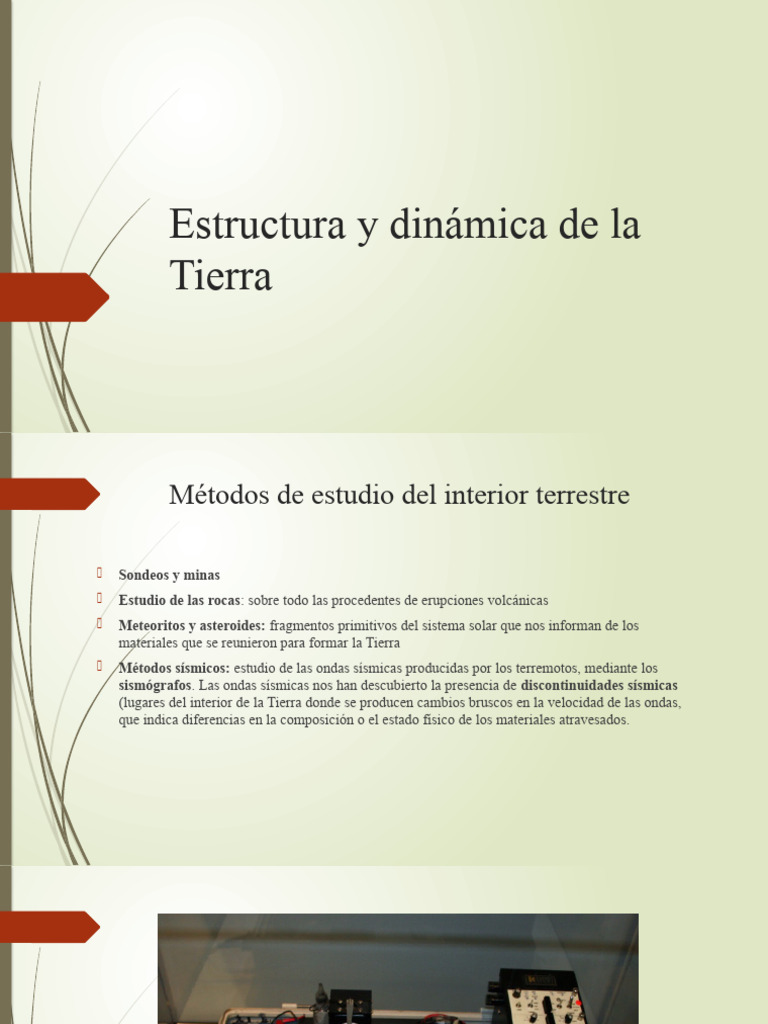 Estructura y Dinámica de La Tierra | PDF | Tierra | Roca (geología)
