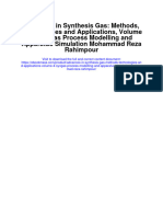 Download Advances In Synthesis Gas Methods Technologies And Applications Volume 4 Syngas Process Modelling And Apparatus Simulation Mohammad Reza Rahimpour full chapter