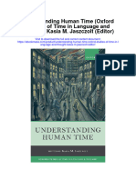 Download Understanding Human Time Oxford Studies Of Time In Language And Thought Kasia M Jaszczolt Editor all chapter