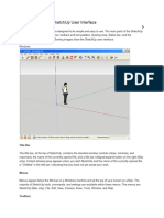 Part 01 - Introduction To The SketchUp User Interface