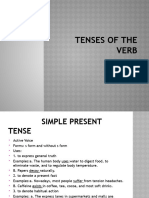 Tenses of The Verb