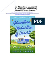 Adventure Abduction Arrest A Camper Criminals Cozy Mystery Series Book 25 Tonya Kappes Full Chapter