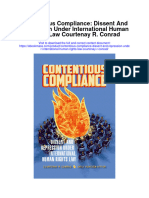 Contentious Compliance Dissent and Repression Under International Human Rights Law Courtenay R Conrad Full Chapter