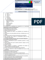 Lista de Cotejo de Planificación Didáctica