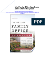 The Complete Family Office Handbook 2Nd Edition Kirby Rosplock Full Chapter