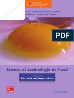 Science Et Technologie de L Oeuf Volume 2 de L Oeuf