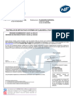 Certificat NF Poutrelles Durandal Achenheim