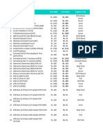 Price List Hypatholab