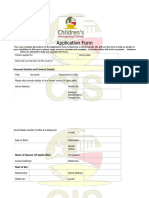 CIS Application Form (Expats)