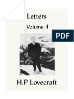 Selected Letters of H.P Lovecraft 4 (Berserker Books)