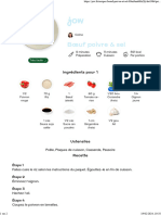 Jow - Imprimer Recette Bœuf Poivre & Sel